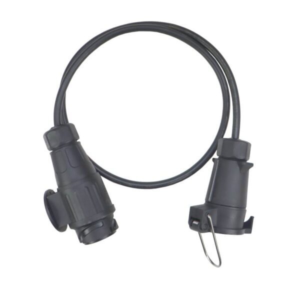 Adapter Przejściówka Gniazda Złącza Kablowy 13/7 12v Długość 1,0m Elmot - obrazek 2
