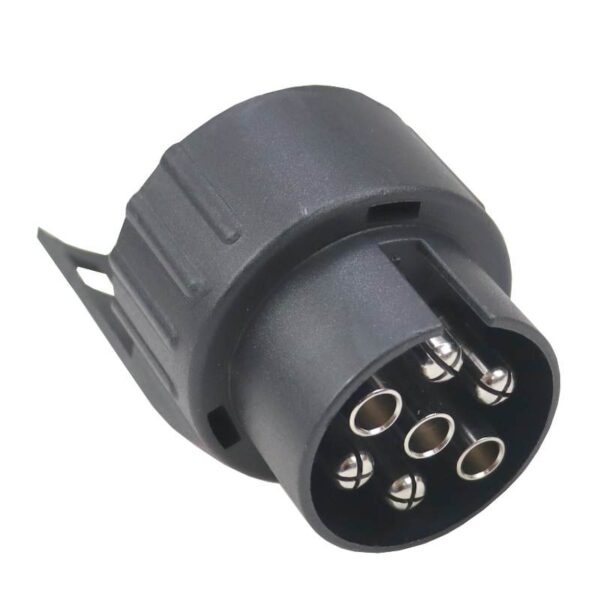 Adapter Przejściówka Gniazda Złącza 7/13 12v Wtyki Niklowane Premium Elmot - obrazek 2