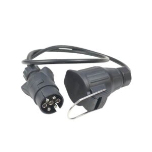 Adapter Przejściówka Gniazda Złącza Kablowy 7/13 12v Długość 1,0m Elmot