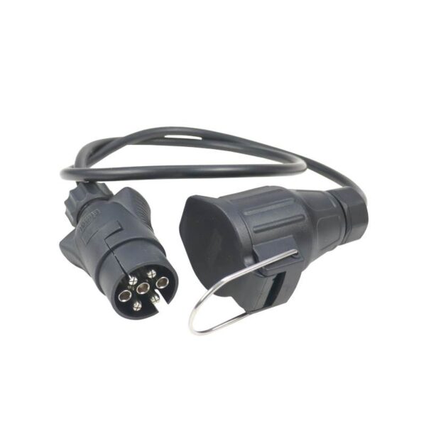 Adapter Przejściówka Gniazda Złącza Kablowy 7/13 12v Długość 1,0m Elmot