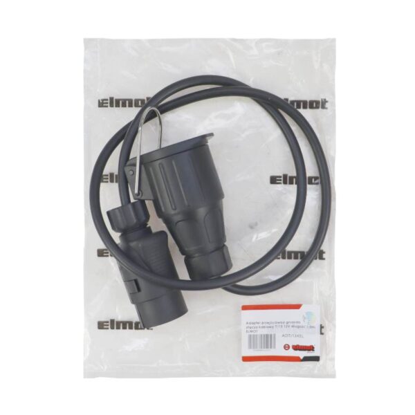 Adapter Przejściówka Gniazda Złącza Kablowy 7/13 12v Długość 1,0m Elmot - obrazek 4
