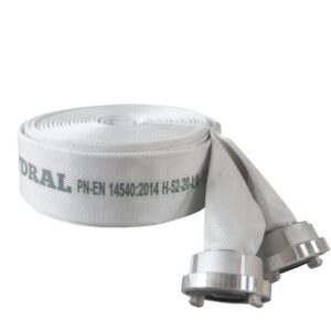 Wąż Strażacki Motopompy Ppoż Z Końcówkami Storz Kolor Biały Fi-52mm Pzl