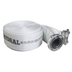 Wąż Strażacki Motopompy Ppoż Z Końcówkami Storz Kolor Biały Fi-75mm Pzl