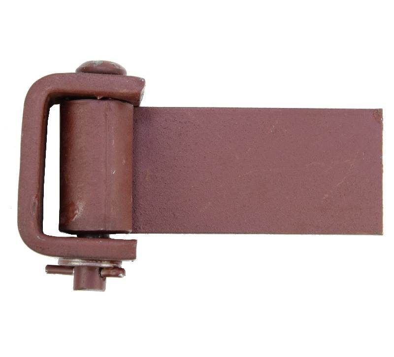 Zawias burty kompletny długość 90mm Przyczepa Rozrzutnik