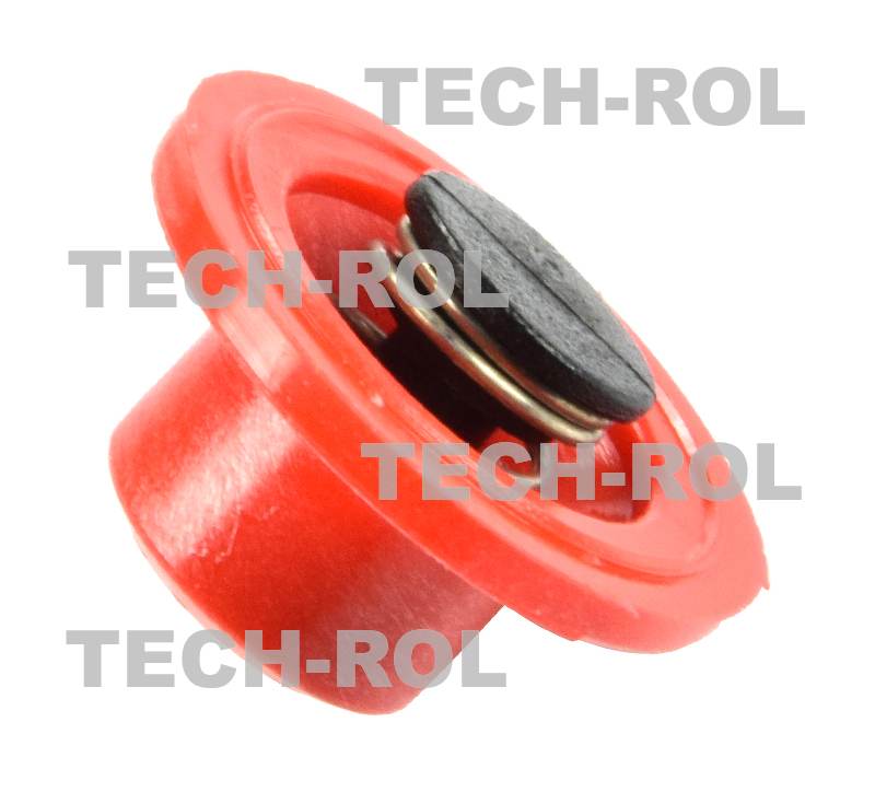 Zawór króćca rozpylacza czerwony średnica zaworu 23 mm Opryskiwacz