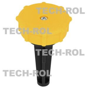 Zawór odcinający kompletny - żółty stosowany do filtra ssawnego