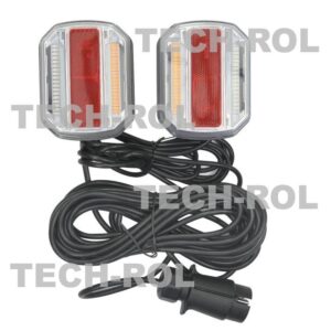 Zestaw lamp tylnych diodowych na magnes kierunkowskaz dynamiczny pozycja