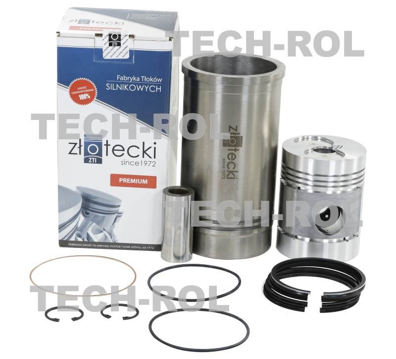 Zestaw naprawczy silnika S312 5 - pierścieniowy tuleja fi - 102 mm tłok