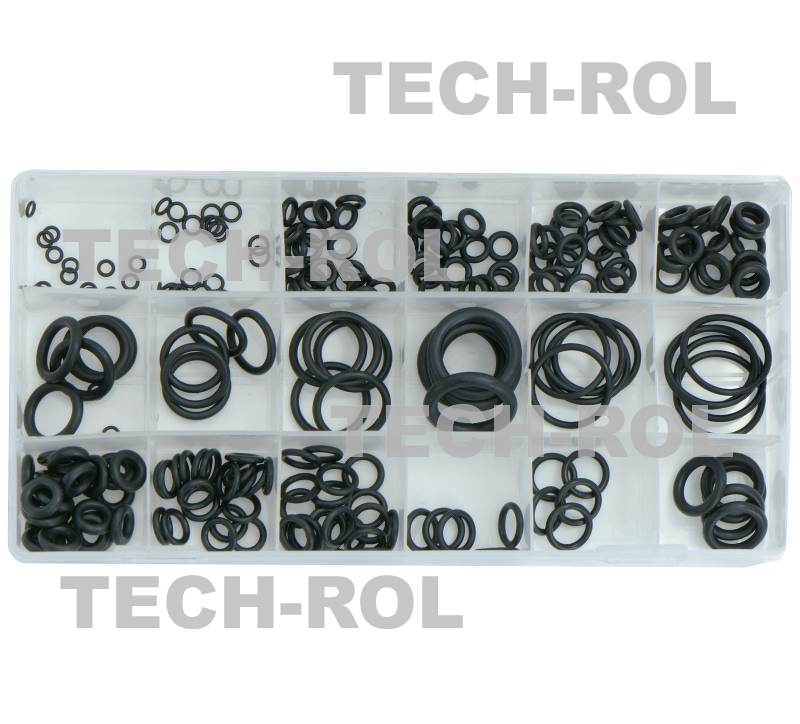 Zestaw oringów 19 rozmiarów 225 elementów YT-06877 YATO