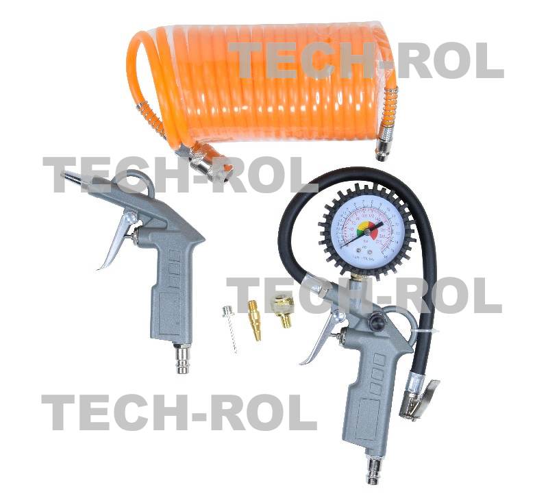 Zestaw pistoletów pneumatycznych 3-elementowy 4300027 Airpress