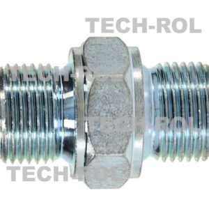 Złącze hydrauliczne gwint calowy 3/8 cala x 3/8 cala BSP BB3/8x3/8