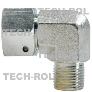 Złącze hydrauliczne kątowe gwint metryczny 1,5x1,5 AB22x18 Produkt