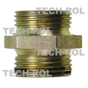 Złącze hydrauliczne proste gwint metryczny 2x2 BB27x27 Produkt Standard