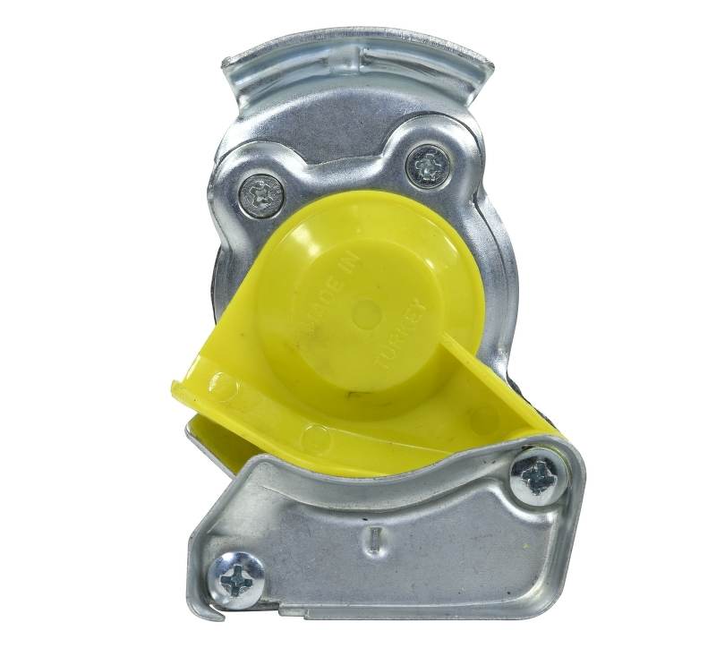 Złącze powietrza miękkie z zaworem gwint M22 x 1,5 żółte C-330 C-360