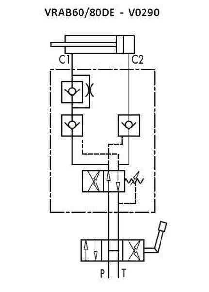 Zawór do pługów obrotowych tłok 60/80mm Zawór do pługów obrotowych tłok 60/80mm - obrazek 4