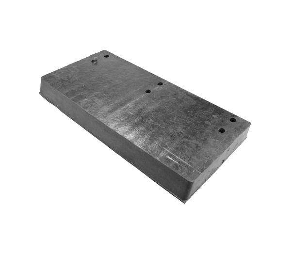 Lemiesz gumowy pługa śnieżnego zbrojony z-2838 52x25x5