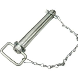 Sworzeń zaczepu z zawleczką i łańcuchem 28x120x160 teger