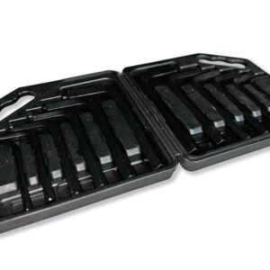 Klucze hex duze 12 szt. ze stali s2 metryczne 8 do 19mm i calowe 3/8 do 3/4" w kasecie z tworzywa waryński