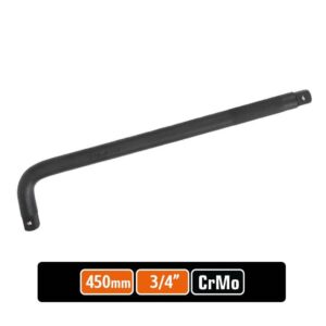 Pokrętło do nasadek typ l 3/4" 450mm - kute/ stal cr-mo teger