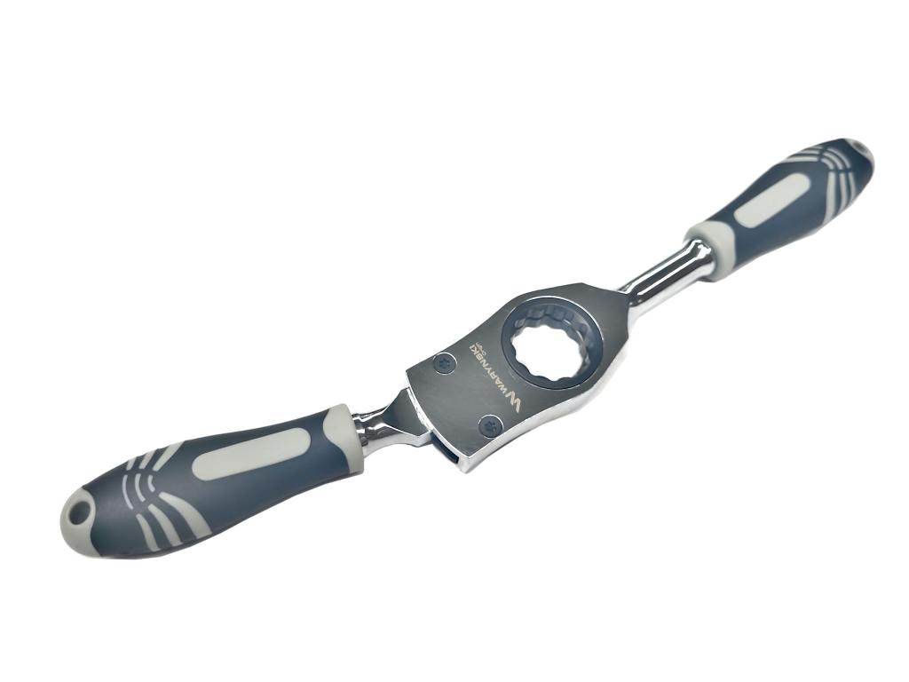 Zestaw grzechotka z oprawką do narzynek 25mm i uchwytami do gwintowników m3-m12 ze stali crmo waryński Zestaw grzechotka z oprawką do narzynek 25mm i uchwytami do gwintowników m3-m12 ze stali crmo waryński - obrazek 3