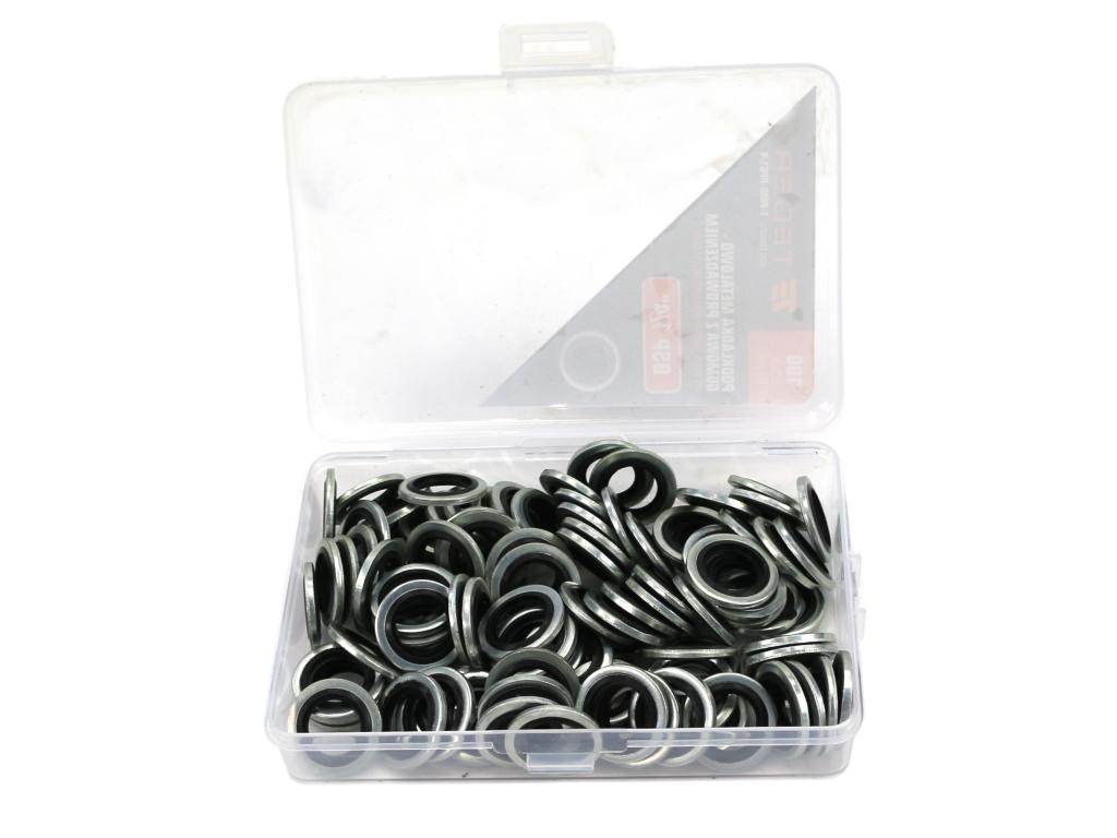 Podkładka metalowo gumowa z prowadzeniem bsp 1/4" teger 100szt