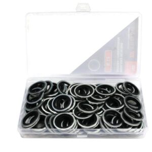 Podkładka metalowo gumowa z prowadzeniem m22 teger 100szt