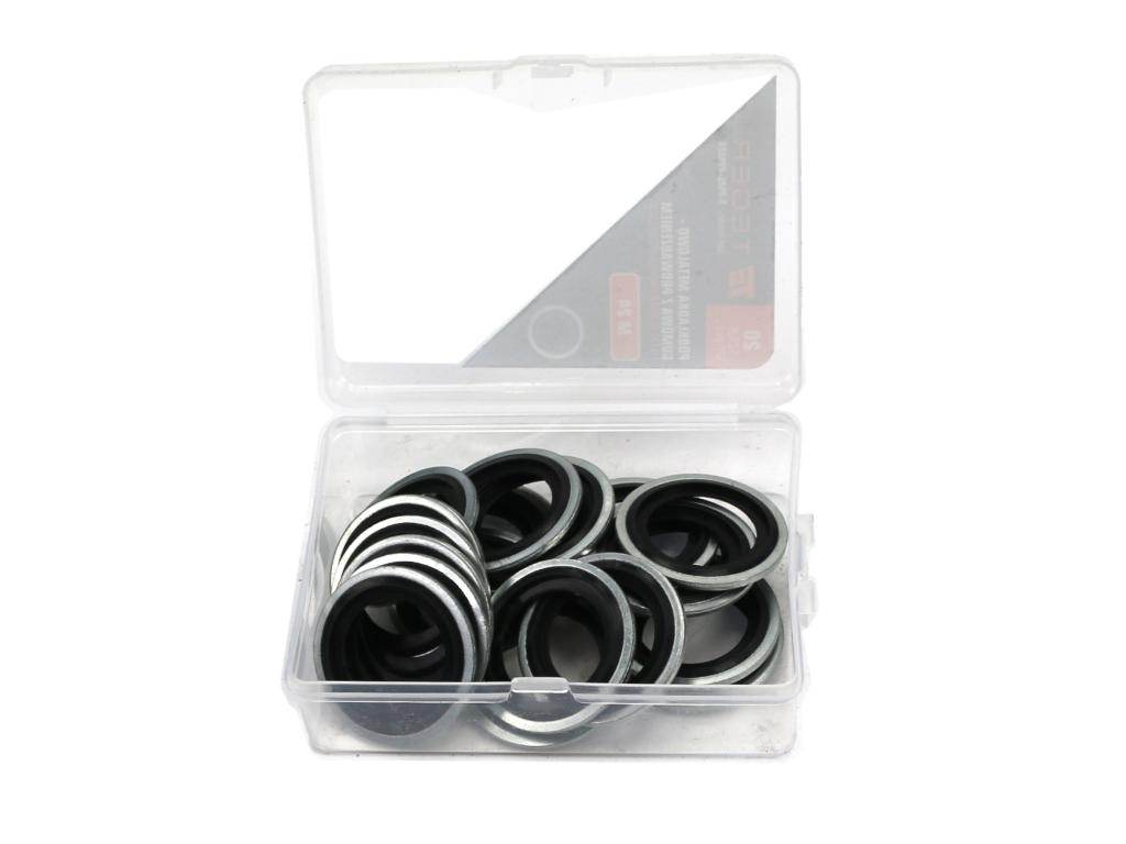 Podkładka metalowo gumowa z prowadzeniem m24 teger 20szt