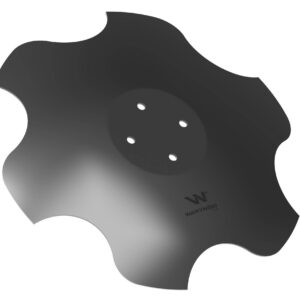 Talerz, skrajny prawy fi 510 mocowanie 4/98 grubość 4mm stal borowa, waryński