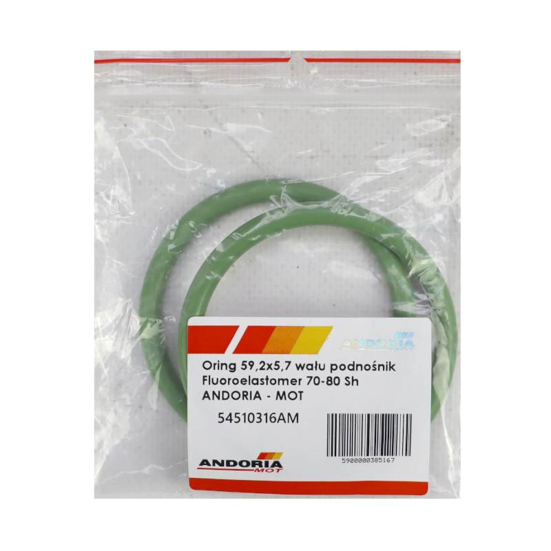 Pierścień Uszczelniający O-Ring 59,2x5,7 Oring Fluor Wału Podnośnika 2szt Pierścień Uszczelniający O-Ring 59,2x5,7 Oring Fluor Wału Podnośnika 2szt - obrazek 3