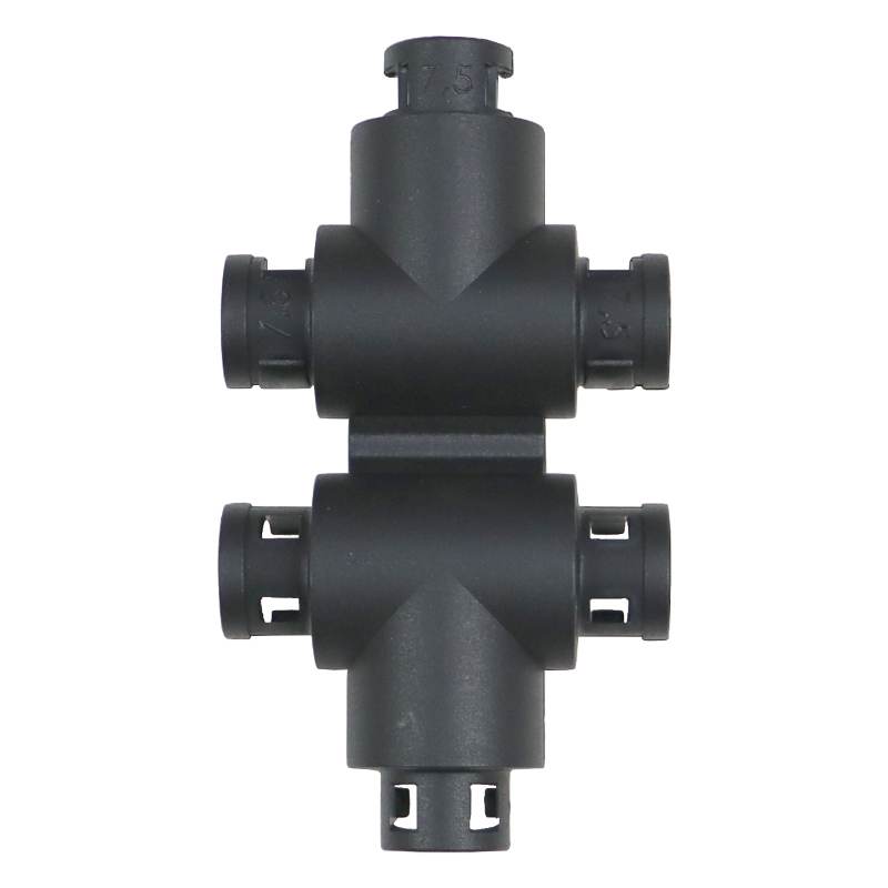 Trójnik Łącznik Do Rur Peszli Karbowanych 7,5x7,5x7,5 Elmot 5szt Trójnik Łącznik Do Rur Peszli Karbowanych 7,5x7,5x7,5 Elmot 5szt - obrazek 2