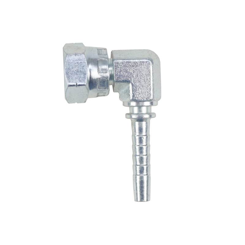 Końcówka Zakucie Hydrauliczne Dkr 90° Dn06 1/4" Kompaktowa Kuta 2szt