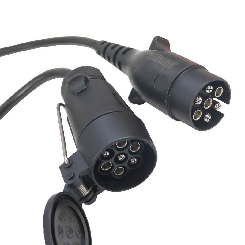 Przewód Kabel Podłączeniowy Wtyczka Obtrysk Gniazdo 7 Gniazdo Podwieszane Przewód Kabel Podłączeniowy Wtyczka Obtrysk Gniazdo 7 Gniazdo Podwieszane - obrazek 3