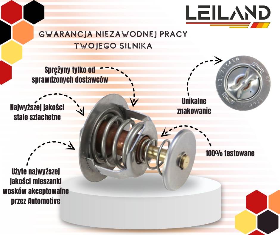 Termostat Cieczy Chłodzącej Silnika 71°C V2203 Kubota Leiland Termostat Cieczy Chłodzącej Silnika 71°C V2203 Kubota Leiland - obrazek 2