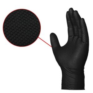 Rękawice Diagnostyczne Gumowe Wykonane Z Nitrylu O Teksturowanej