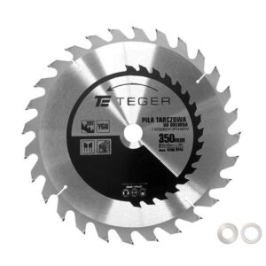 Piła tarczowa do drewna z węglikiem spiekanym 350x30x28t teger